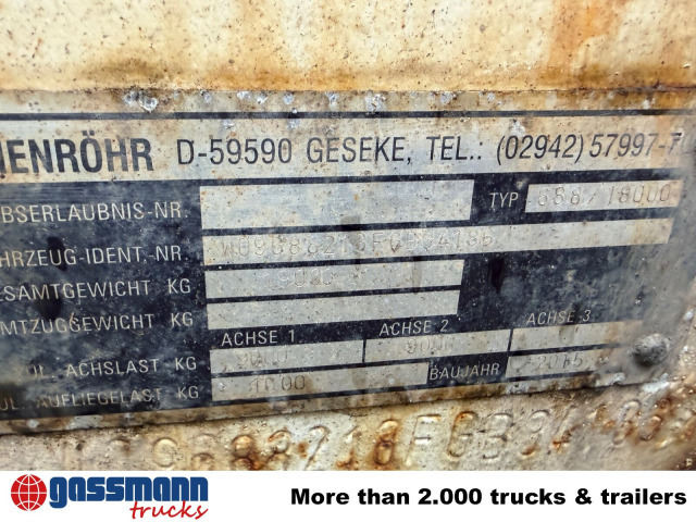 Blomenröhr 688/18000 - Remorque porte-engin surbaissée: photos 3 Blomenröhr 688/18000 - Remorque porte-engin surbaissée: photos 3