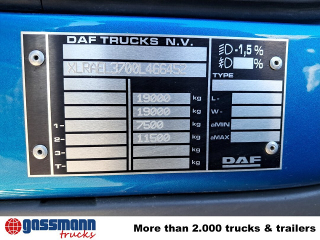 DAF LF 290 FA 4x2, Nebenantrieb, Navi - Châssis cabine: photos 4 DAF LF 290 FA 4x2, Nebenantrieb, Navi - Châssis cabine: photos 4