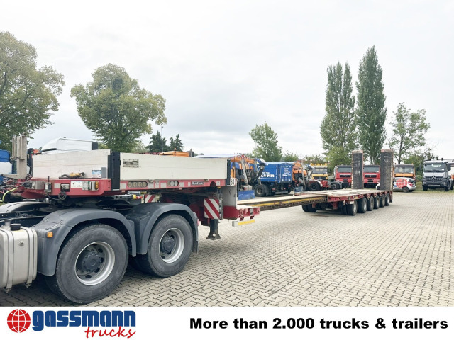 Semi-remorque surbaissé pour transport de équipements lourds Goldhofer STZ-L 6-67/80 A, 6 Achsen, 86.000kg Ges.-Gew.: photos 8 Semi-remorque surbaissé pour transport de équipements lourds Goldhofer STZ-L 6-67/80 A, 6 Achsen, 86.000kg Ges.-Gew.: photos 8