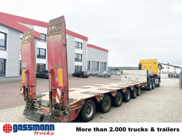 Semi-remorque surbaissé pour transport de équipements lourds Goldhofer STZ-L 6-67/80 A, 6 Achsen, 86.000kg Ges.-Gew.: photos 13 Semi-remorque surbaissé pour transport de équipements lourds Goldhofer STZ-L 6-67/80 A, 6 Achsen, 86.000kg Ges.-Gew.: photos 13