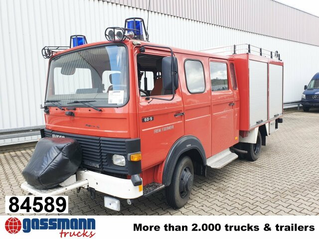Iveco 60-9A Doka 4x2, LF8 - Camion de pompier: photos 1 Iveco 60-9A Doka 4x2, LF8 - Camion de pompier: photos 1