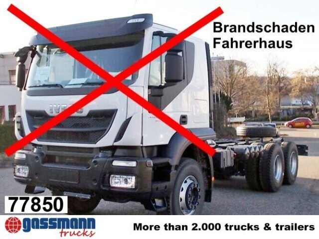 Iveco Trakker AD260T45 6x4, BRANDSCHADEN FAHRERHAUS! - Châssis cabine: photos 1 Iveco Trakker AD260T45 6x4, BRANDSCHADEN FAHRERHAUS! - Châssis cabine: photos 1
