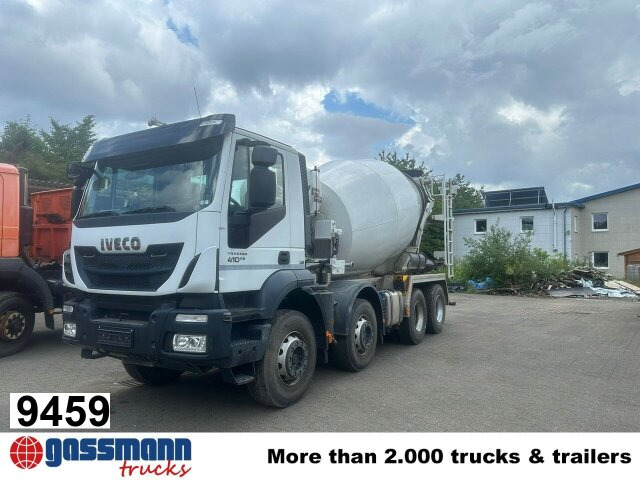 Iveco Trakker AD340T41B 8x4, Betonmischer Stetter ca. - Camion malaxeur: photos 1 Iveco Trakker AD340T41B 8x4, Betonmischer Stetter ca. - Camion malaxeur: photos 1