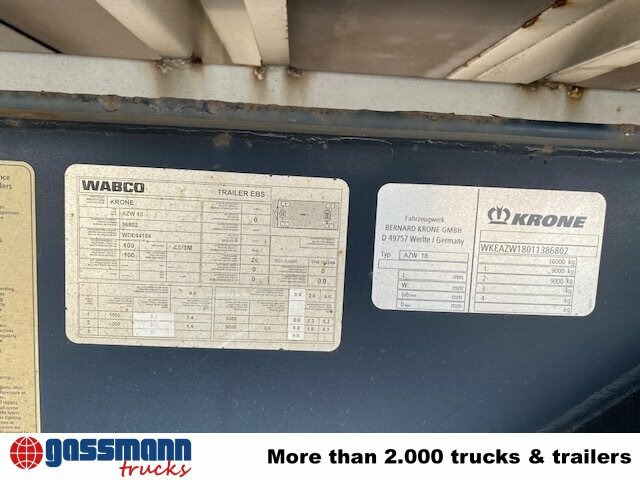 Krone AZW 18 - Remorque porte-conteneur/ Caisse mobile: photos 5 Krone AZW 18 - Remorque porte-conteneur/ Caisse mobile: photos 5