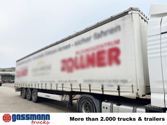 Semi-remorque plateau Krone SDP 27 , Edscha-Verdeck, Ex-Fahrschule: photos 8 Semi-remorque plateau Krone SDP 27 , Edscha-Verdeck, Ex-Fahrschule: photos 8