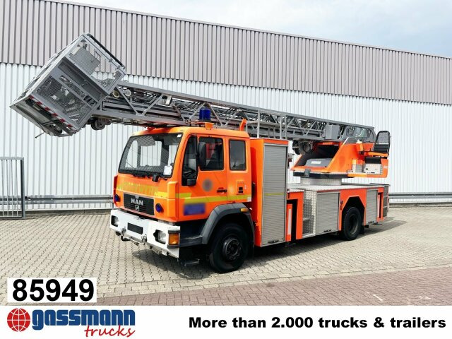 MAN 15.264 LC 4x2 BB, DLK23-12 PLC III, Drehleiter - Camion de pompier: photos 1 MAN 15.264 LC 4x2 BB, DLK23-12 PLC III, Drehleiter - Camion de pompier: photos 1