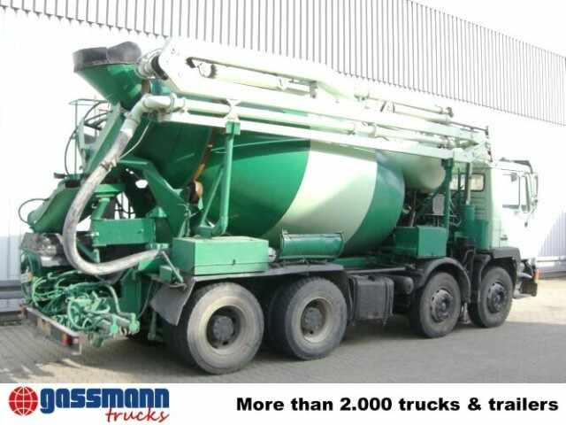 MAN 33.292 8x4 Mischer Stetter 7m³ mit Pumpe - Camion malaxeur pompe: photos 5 MAN 33.292 8x4 Mischer Stetter 7m³ mit Pumpe - Camion malaxeur pompe: photos 5