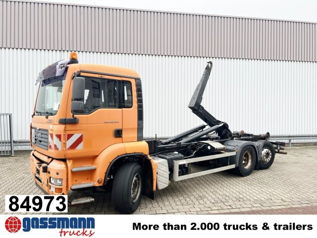 MAN TGA 26.350/400 6x2-2 BL, Lenk-/Liftachse - Camion ampliroll, Camion grue: photos 1 MAN TGA 26.350/400 6x2-2 BL, Lenk-/Liftachse - Camion ampliroll, Camion grue: photos 1