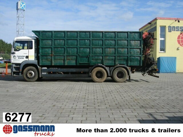 MAN TGA 26.413 BB 6x4 Kran Heckkran Jonsered 1020 - Camion grumier, Camion grue: photos 1 MAN TGA 26.413 BB 6x4 Kran Heckkran Jonsered 1020 - Camion grumier, Camion grue: photos 1