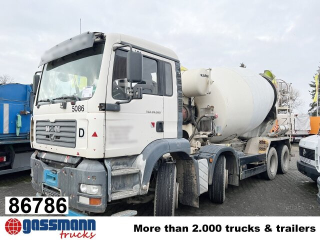 MAN TGA 35.360 8X4 BB, Betonmischer Karrena 10m³ - Camion malaxeur: photos 1 MAN TGA 35.360 8X4 BB, Betonmischer Karrena 10m³ - Camion malaxeur: photos 1