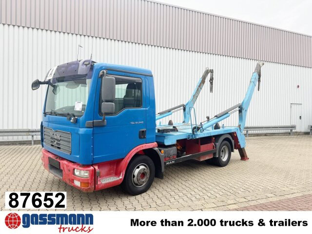 MAN TGL 12.240 4X2 BB, Tele-Absetzer - Camion multibenne: photos 1 MAN TGL 12.240 4X2 BB, Tele-Absetzer - Camion multibenne: photos 1