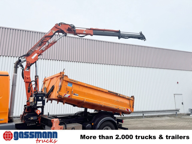 Camion benne, Camion grue MAN TGM 18.290 4X2 BB mit Kran Atlas AK 92.2-A2,: photos 15