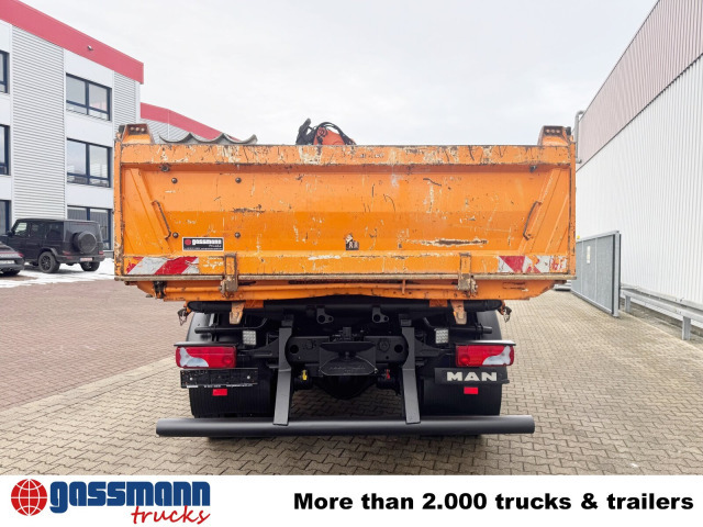 Camion benne, Camion grue MAN TGM 18.290 4X2 BB mit Kran Atlas AK 92.2-A2,: photos 12