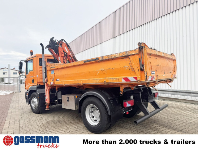 Camion benne, Camion grue MAN TGM 18.290 4X2 BB mit Kran Atlas AK 92.2-A2,: photos 13