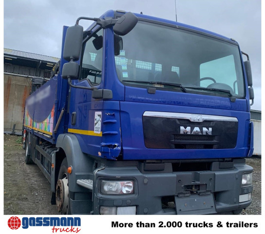 MAN TGM 18.290 4x2 BL, Heckkran Palfinger PK12001L, - Camion plateau, Camion grue: photos 4 MAN TGM 18.290 4x2 BL, Heckkran Palfinger PK12001L, - Camion plateau, Camion grue: photos 4
