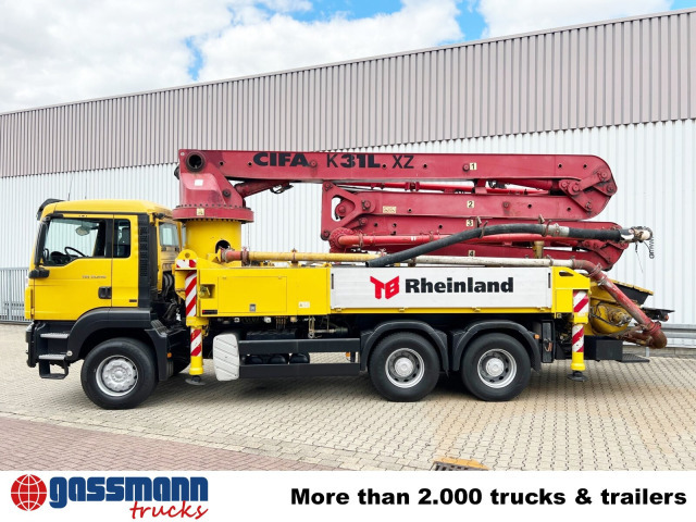 MAN TGS 33.440 6X4 BB, Betonpumpe CIFA K31L XZ, 31m - Camion pompe: photos 2 MAN TGS 33.440 6X4 BB, Betonpumpe CIFA K31L XZ, 31m - Camion pompe: photos 2