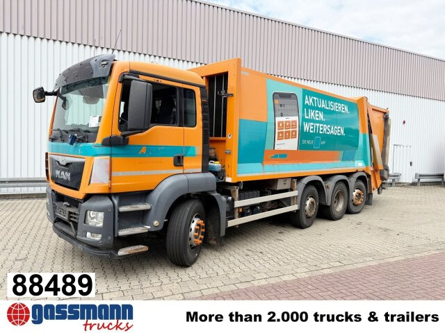 MAN TGS 35.360 8x2-6 BL, 2x Lenkachse, Zöller - Benne à ordures ménagères: photos 1 MAN TGS 35.360 8x2-6 BL, 2x Lenkachse, Zöller - Benne à ordures ménagères: photos 1