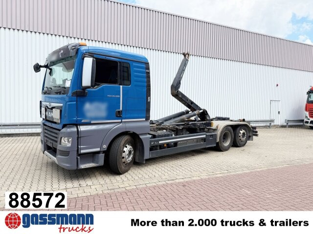 MAN TGX 26.580 6x2-4 BL, Intarder, Lenk-/Liftachse, - Camion ampliroll: photos 1 MAN TGX 26.580 6x2-4 BL, Intarder, Lenk-/Liftachse, - Camion ampliroll: photos 1