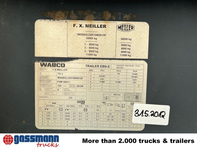 Meiller MHPS 12/27 NOSS2, Stahlmulde ca. 26m³, - Semi-remorque benne: photos 3 Meiller MHPS 12/27 NOSS2, Stahlmulde ca. 26m³, - Semi-remorque benne: photos 3