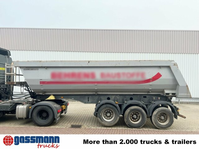 Meiller MHPS 12/27, Stahlmulde ca. 26m³, Liftachse - Semi-remorque benne: photos 4 Meiller MHPS 12/27, Stahlmulde ca. 26m³, Liftachse - Semi-remorque benne: photos 4