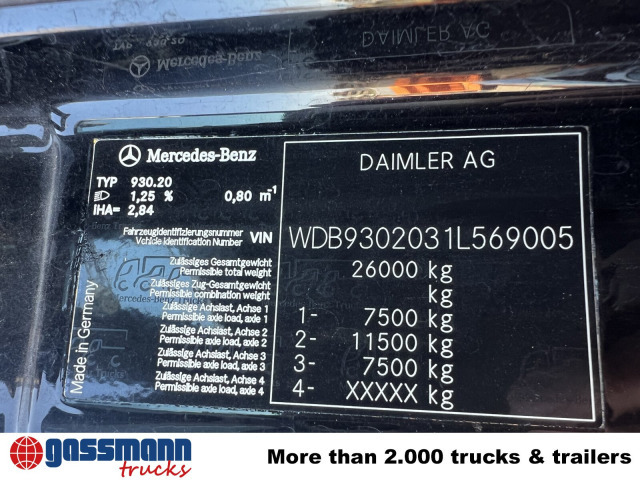 Mercedes-Benz Actros 2541 L 6x2, Fahrschulausstattung, - Camion fourgon: photos 5 Mercedes-Benz Actros 2541 L 6x2, Fahrschulausstattung, - Camion fourgon: photos 5