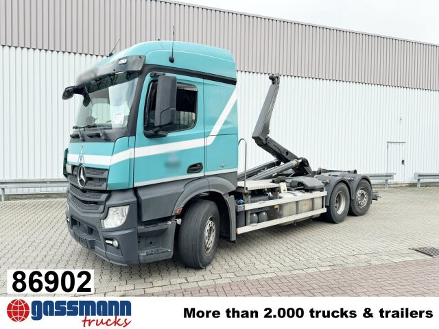 Mercedes-Benz Actros 2545 L 6x2/46, Retarder, Lenk-/Liftachse, - Camion ampliroll: photos 1 Mercedes-Benz Actros 2545 L 6x2/46, Retarder, Lenk-/Liftachse, - Camion ampliroll: photos 1