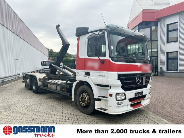 Camion ampliroll Mercedes-Benz Actros 2546 L 6x2/48, Lift-/Lenkachse, RK 20.70: photos 10