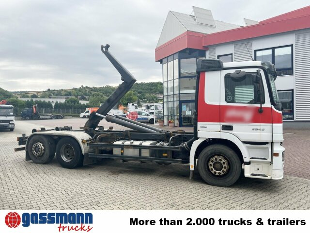 Camion ampliroll Mercedes-Benz Actros 2546 L 6x2/48, Lift-/Lenkachse, RK 20.70: photos 11