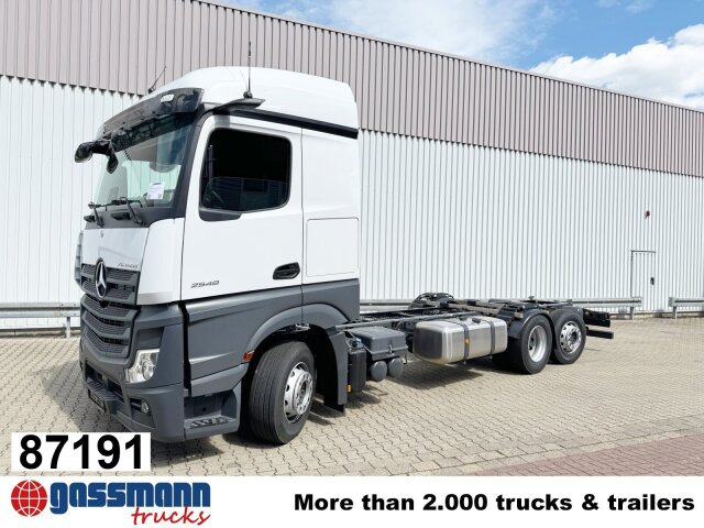 Mercedes-Benz Actros 2548 L 6x2, Retarder, Lenk-/Liftachse, - Châssis cabine: photos 1 Mercedes-Benz Actros 2548 L 6x2, Retarder, Lenk-/Liftachse, - Châssis cabine: photos 1