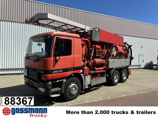 Mercedes-Benz Actros 2635 6x4, Kutschke Saug- und Spülwagen - Balayeuse de voirie: photos 1 Mercedes-Benz Actros 2635 6x4, Kutschke Saug- und Spülwagen - Balayeuse de voirie: photos 1