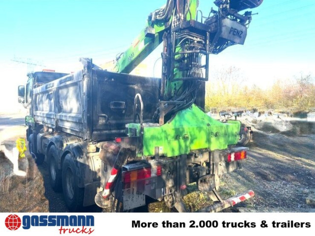 Mercedes-Benz Actros 3341 K 6x4, Bormatik links, Heckkran Penz - Camion benne, Camion grue: photos 3 Mercedes-Benz Actros 3341 K 6x4, Bormatik links, Heckkran Penz - Camion benne, Camion grue: photos 3
