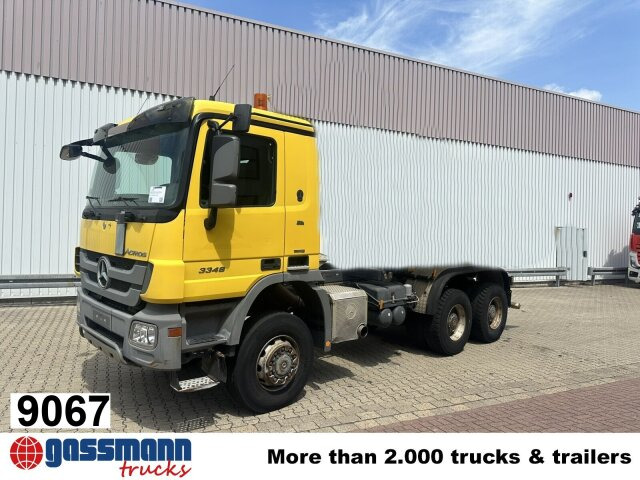 Mercedes-Benz Actros 3348 AK 6x6 - Châssis cabine: photos 1 Mercedes-Benz Actros 3348 AK 6x6 - Châssis cabine: photos 1