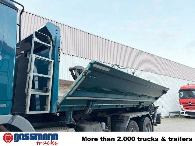 Mercedes-Benz Actros 3348 K 6x4, beidseitig Bormatik, Heckkran - Camion benne, Camion grue: photos 3 Mercedes-Benz Actros 3348 K 6x4, beidseitig Bormatik, Heckkran - Camion benne, Camion grue: photos 3