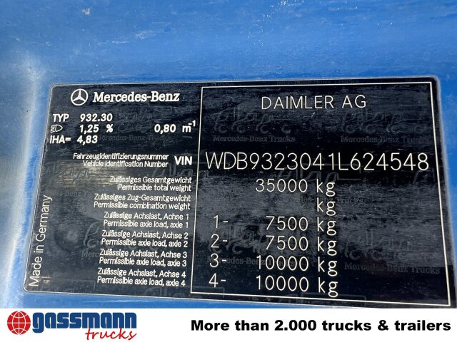 Mercedes-Benz Actros MP 3, 3241/8x4, Alukipper Bordmatik, - Camion benne: photos 5 Mercedes-Benz Actros MP 3, 3241/8x4, Alukipper Bordmatik, - Camion benne: photos 5