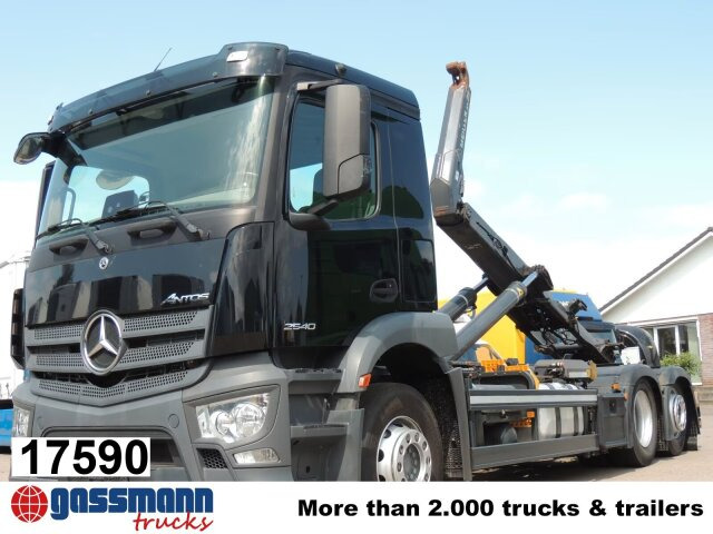 Mercedes-Benz Antos 2540 L 6x2, Lenk-Liftachse, Meiller, Funk - Camion ampliroll: photos 1 Mercedes-Benz Antos 2540 L 6x2, Lenk-Liftachse, Meiller, Funk - Camion ampliroll: photos 1