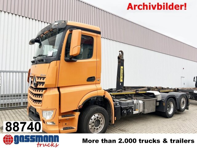 Mercedes-Benz Arocs 2552 L 6x2, Lenk-/Liftachse - Camion ampliroll: photos 1 Mercedes-Benz Arocs 2552 L 6x2, Lenk-/Liftachse - Camion ampliroll: photos 1