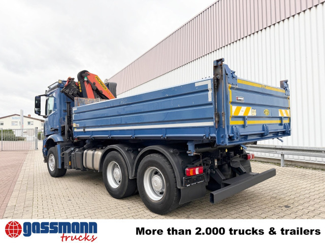 Camion benne, Camion grue Mercedes-Benz Arocs 2640 LK 6x4, Alu-Bordwände, Kran: photos 13