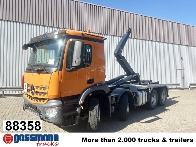 Mercedes-Benz Arocs 3243 LK 8x4/4, Motorabtrieb - Camion ampliroll: photos 1 Mercedes-Benz Arocs 3243 LK 8x4/4, Motorabtrieb - Camion ampliroll: photos 1