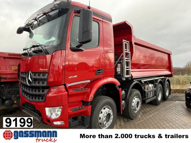 Mercedes-Benz Arocs 4145 K 8x4/4, Grounder, MultimediaCockpit, - Tombereau: photos 1 Mercedes-Benz Arocs 4145 K 8x4/4, Grounder, MultimediaCockpit, - Tombereau: photos 1