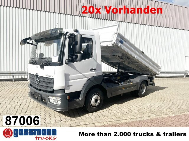 Mercedes-Benz Atego 818 K 4x2, 2x AHK, Meiller-Kipper, - Camion benne: photos 1 Mercedes-Benz Atego 818 K 4x2, 2x AHK, Meiller-Kipper, - Camion benne: photos 1