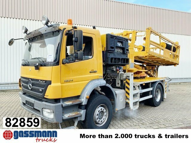 Mercedes-Benz Axor 1824 K 4x2, AMV Hubsteiger + Kompressor, - Camion avec nacelle: photos 1 Mercedes-Benz Axor 1824 K 4x2, AMV Hubsteiger + Kompressor, - Camion avec nacelle: photos 1