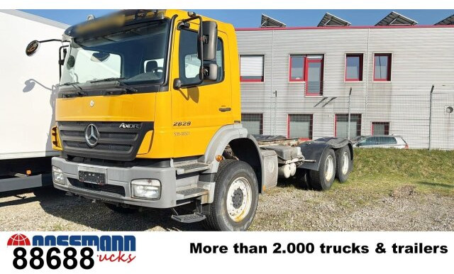 Mercedes-Benz Axor 2629 K 6x4, PTO, Steel, Manual, 6-Zylinder - Châssis cabine: photos 1 Mercedes-Benz Axor 2629 K 6x4, PTO, Steel, Manual, 6-Zylinder - Châssis cabine: photos 1
