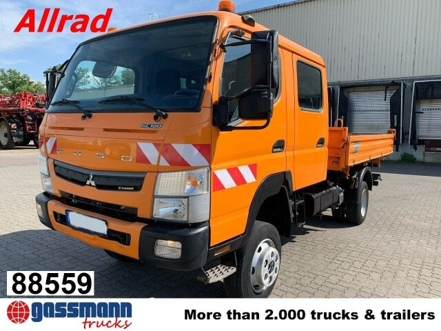 Mitsubishi Canter 6 C 18 D/4x4, Allrad, Doka, Kugel AHK, - Camion benne: photos 1 Mitsubishi Canter 6 C 18 D/4x4, Allrad, Doka, Kugel AHK, - Camion benne: photos 1