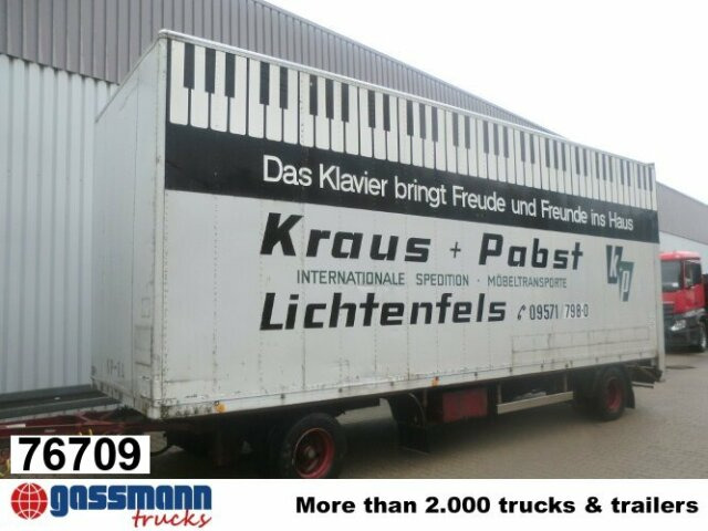 Sommer Sommer AC 160 TL, Möbelkofferanhänger, LBW, - Remorque fourgon: photos 1 Sommer Sommer AC 160 TL, Möbelkofferanhänger, LBW, - Remorque fourgon: photos 1