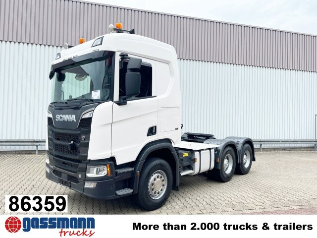 Scania R 580 6x4, V8-Motor, Kipphydraulik, Retarder, - Tracteur routier: photos 1 Scania R 580 6x4, V8-Motor, Kipphydraulik, Retarder, - Tracteur routier: photos 1