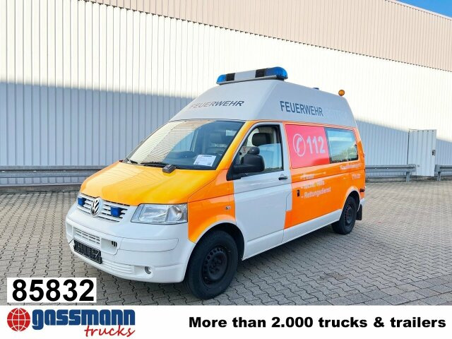 Volkswagen T5 2.5 TDI 4x2, Krankenwagen - Ambulance: photos 1 Volkswagen T5 2.5 TDI 4x2, Krankenwagen - Ambulance: photos 1