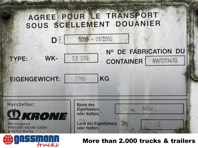 WK 7.3 STG Wechselbrücke, Ex-Fahrschule! - Carrosserie fourgon: photos 4 WK 7.3 STG Wechselbrücke, Ex-Fahrschule! - Carrosserie fourgon: photos 4