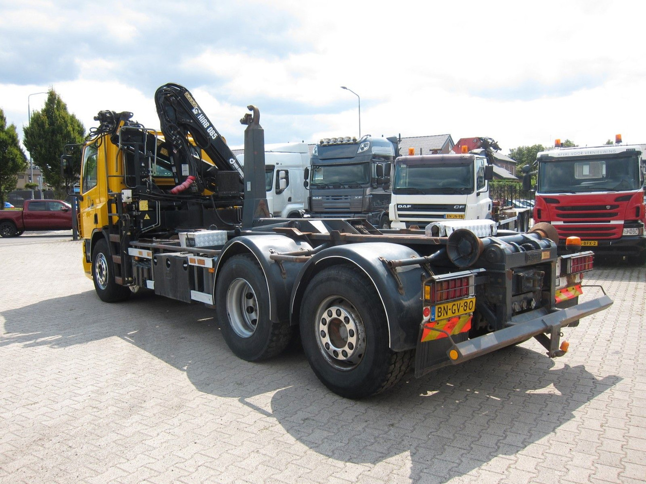 DAF CF 75 310 6X2*4 Hiab Kran Haken Manual Funk E3 - Camion ampliroll, Camion grue: photos 3 DAF CF 75 310 6X2*4 Hiab Kran Haken Manual Funk E3 - Camion ampliroll, Camion grue: photos 3