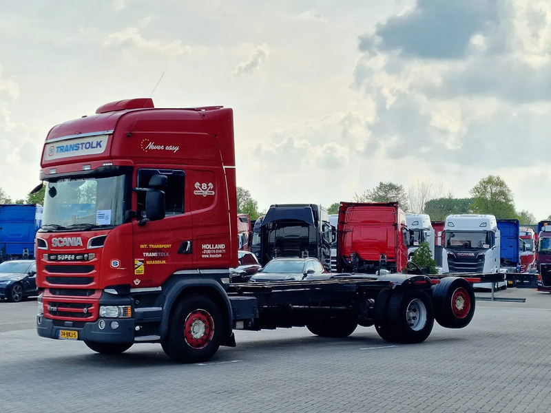 Scania R730 Topline 6x2*4 - Retarder - King of the Road - Night clima - Steering axle - Leather - Châssis cabine: photos 3 Scania R730 Topline 6x2*4 - Retarder - King of the Road - Night clima - Steering axle - Leather - Châssis cabine: photos 3