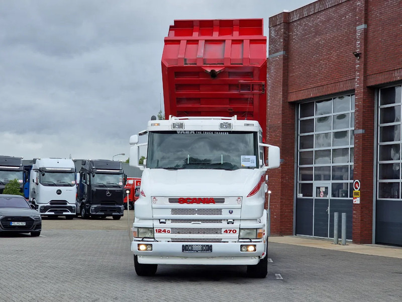 Scania T124-470 6x2 - Tipper - Manual gearbox - Full steel - Robson Drive - New Engine - Torpedo/Hauber - Camion benne: photos 3 Scania T124-470 6x2 - Tipper - Manual gearbox - Full steel - Robson Drive - New Engine - Torpedo/Hauber - Camion benne: photos 3